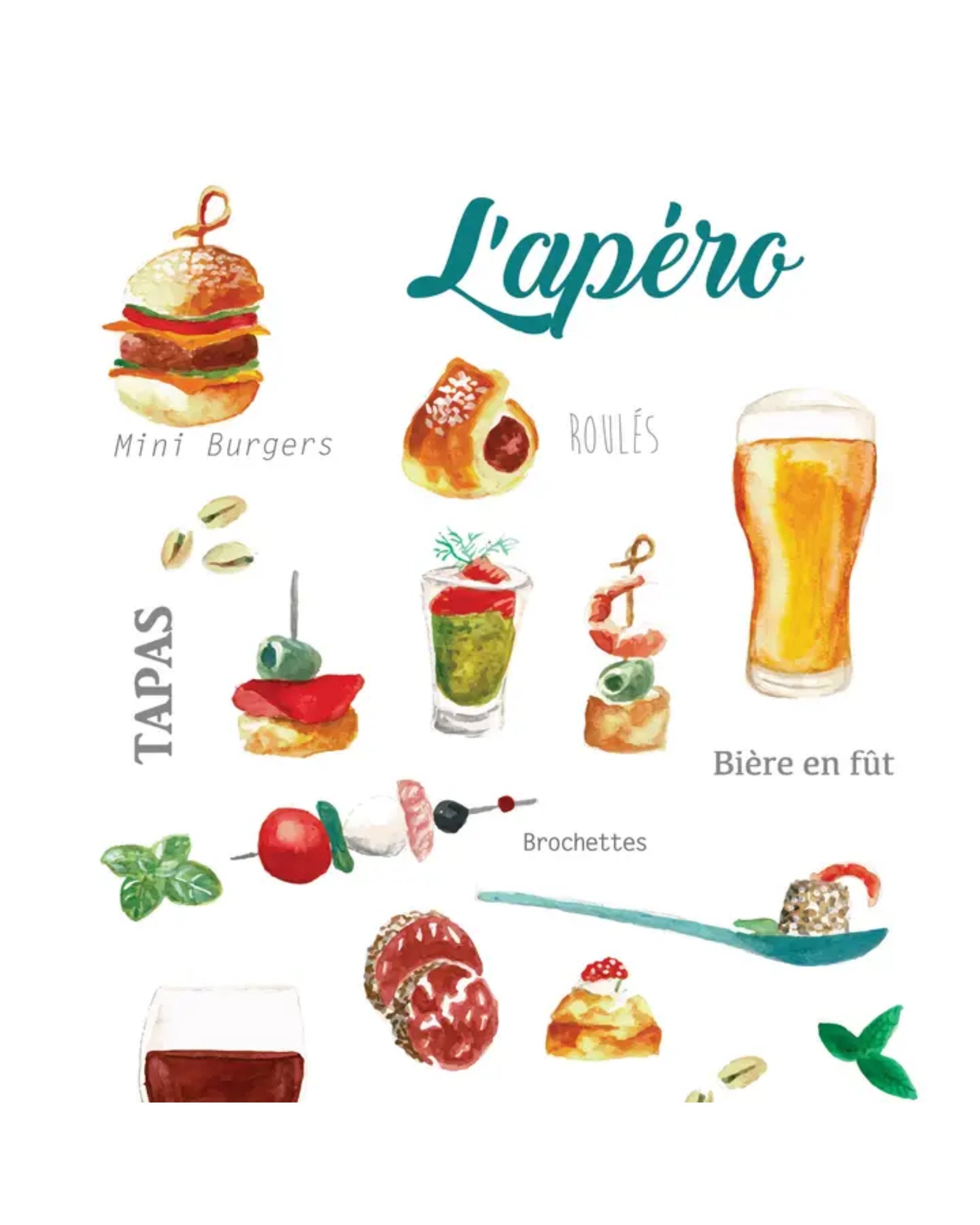 Linge à vaisselle - Maison Lorrain - L'apéro