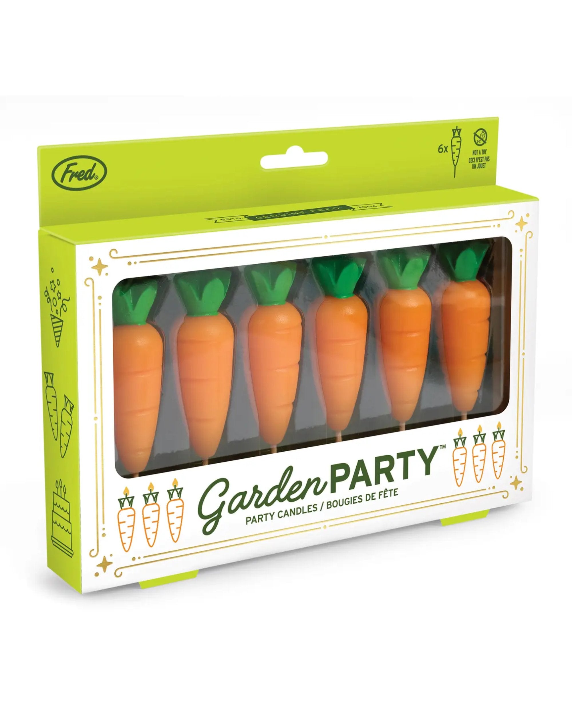 Bougies de fête - Garden Party (Carottes)