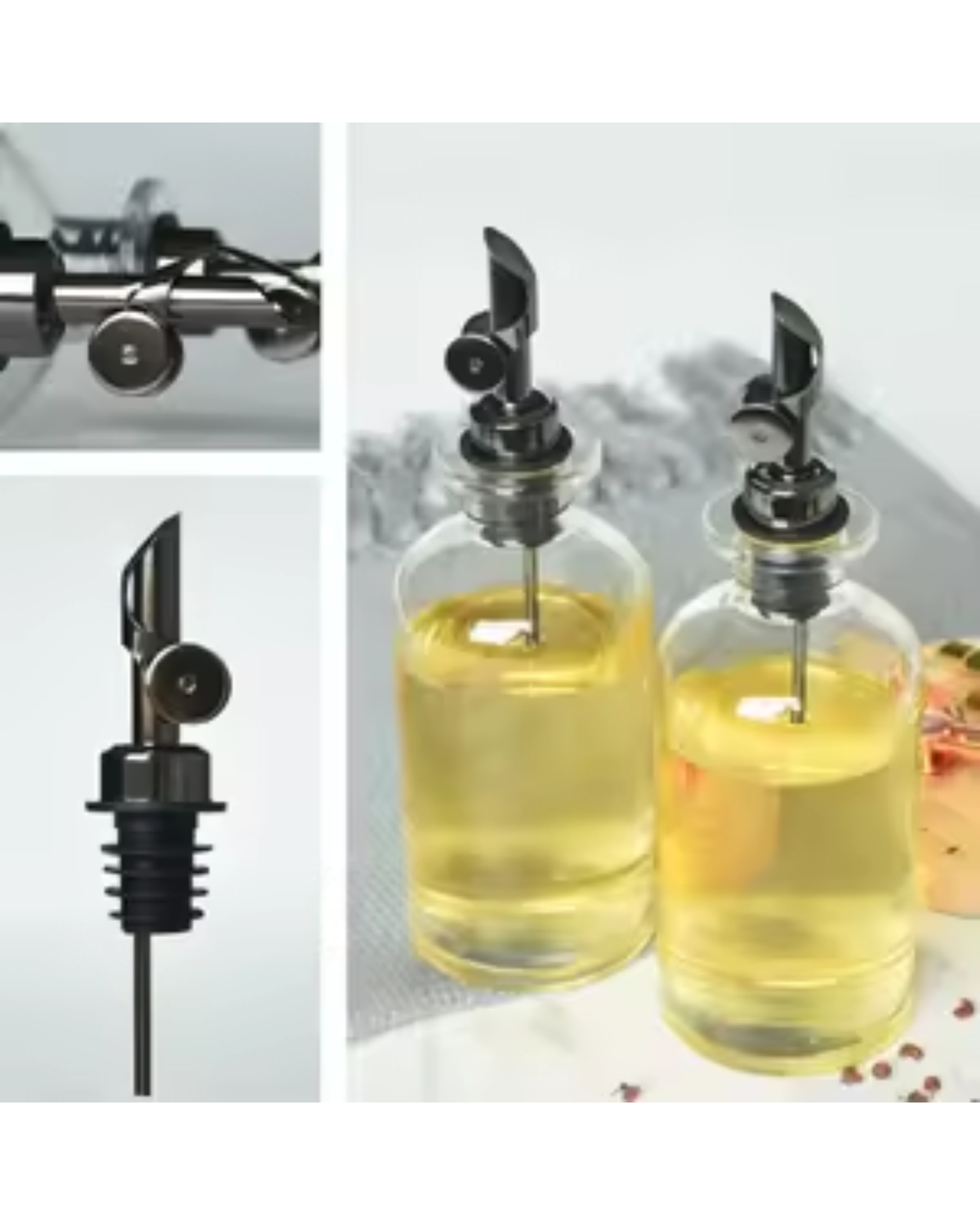 Bec verseur pour huile d'olive - Noir