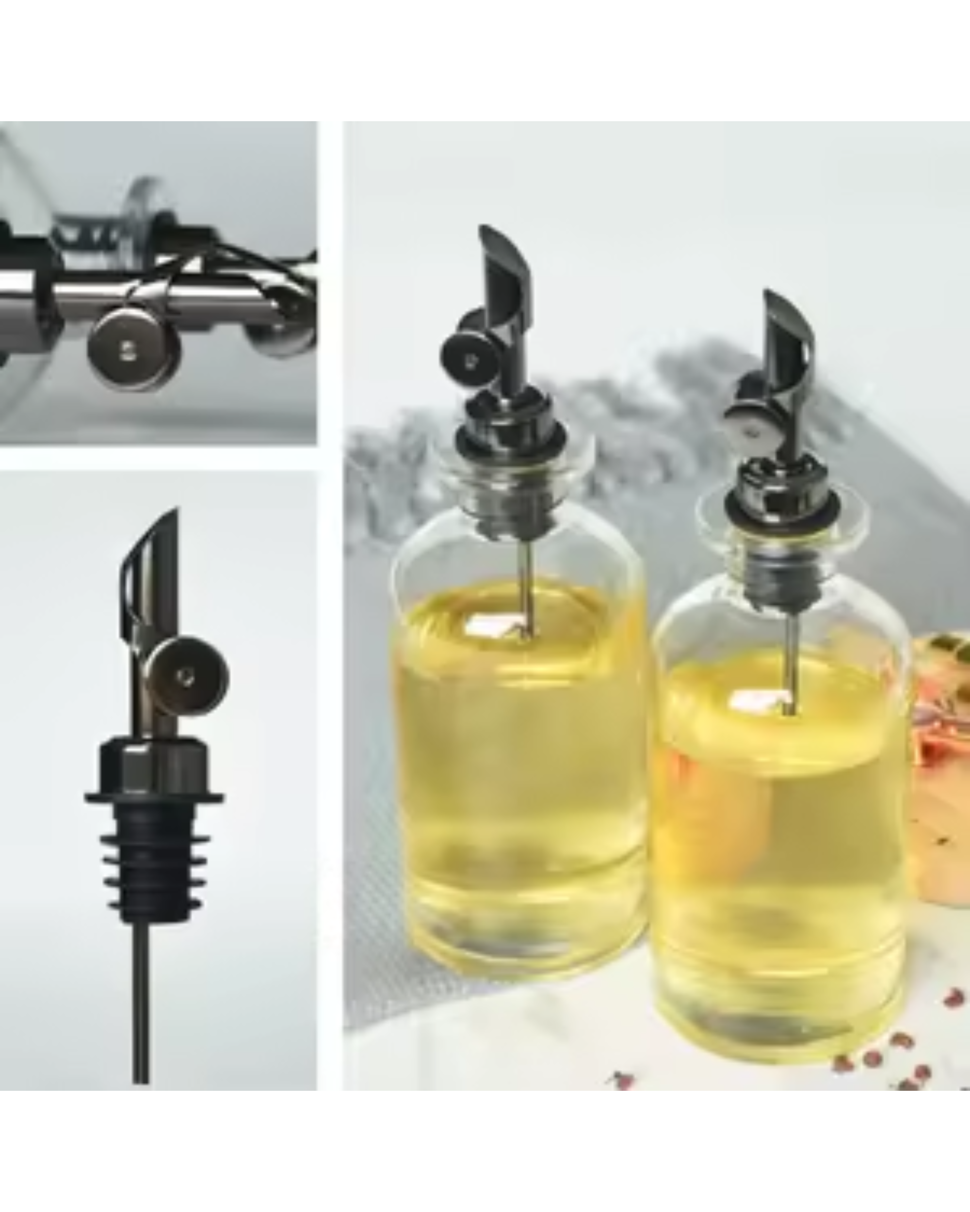 Bec verseur pour huile d'olive - Noir