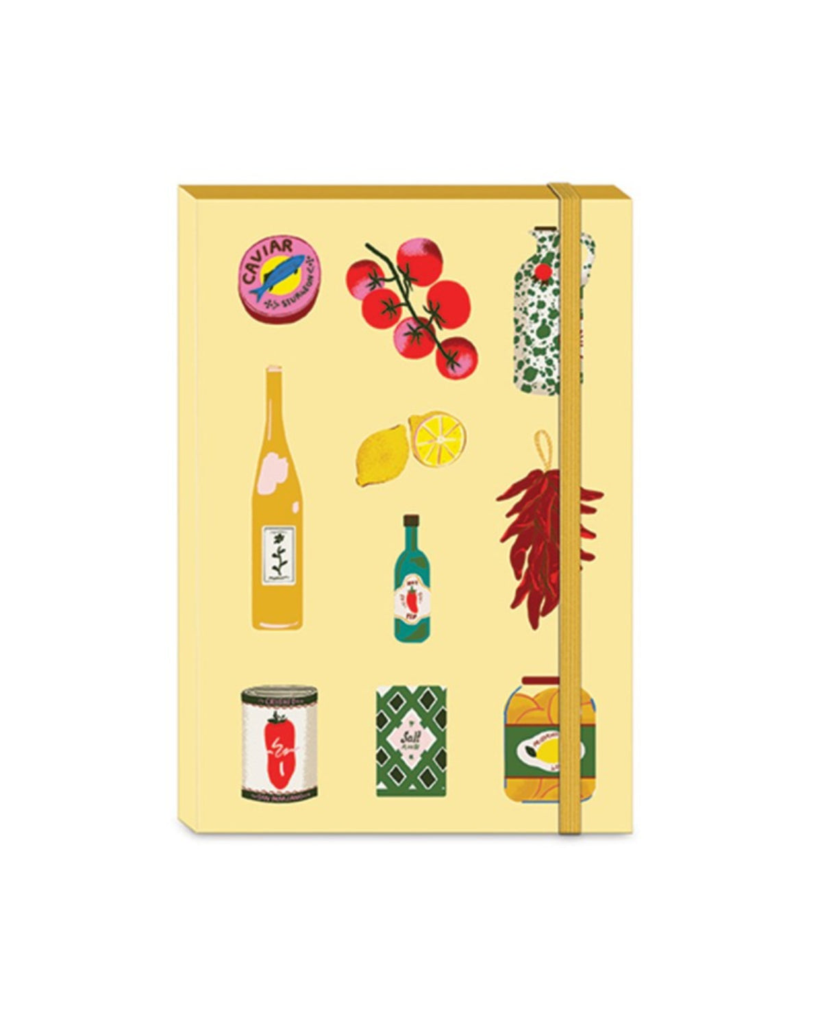 Carnet de notes couverture souple élastique - Mediterranea (Pantry)