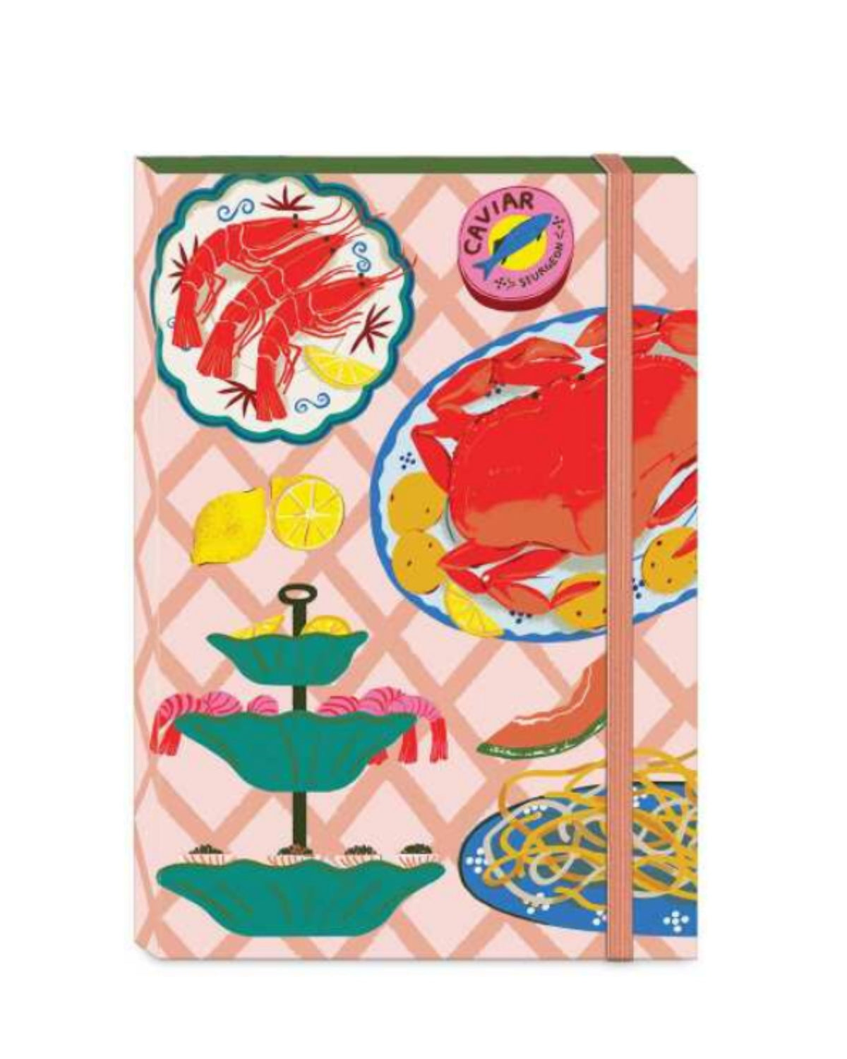 Carnet de notes couverture souple élastique - Mediterranea (Table)