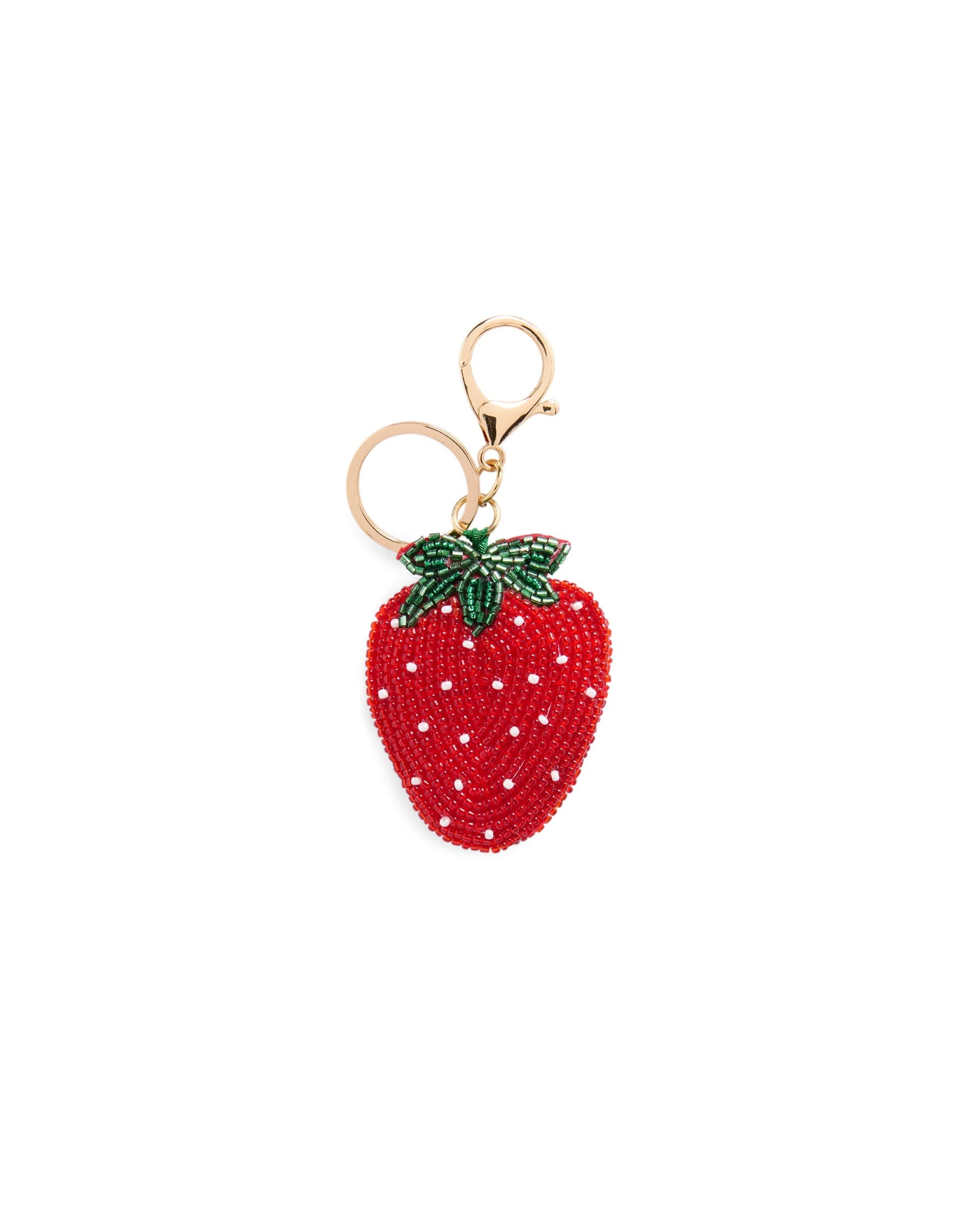 Porte-clés en billes - Fraise