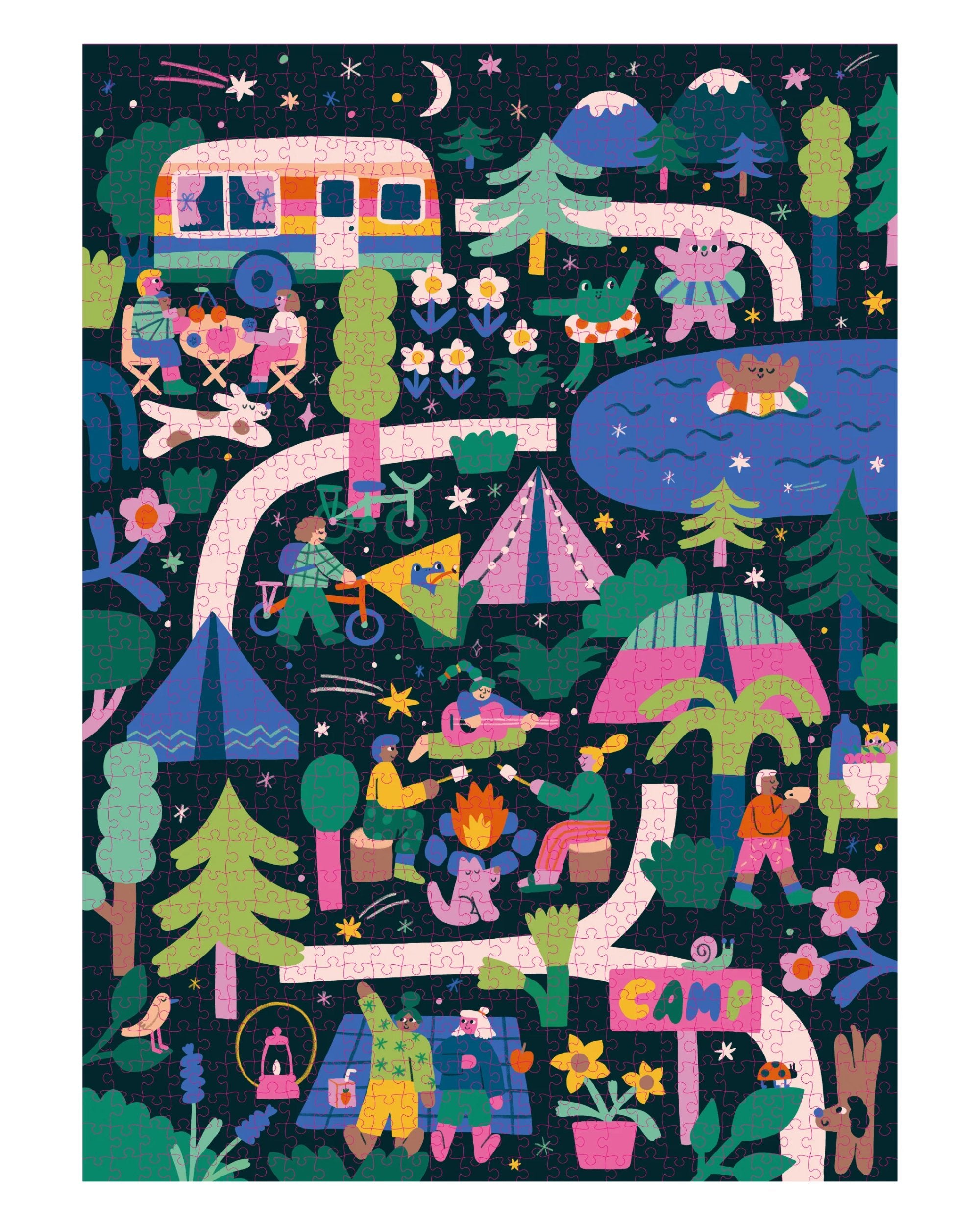 Sweet Summer 1000 Piece Puzzle - Holiyay Puzzle