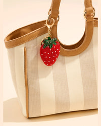 Porte-clés en billes - Fraise