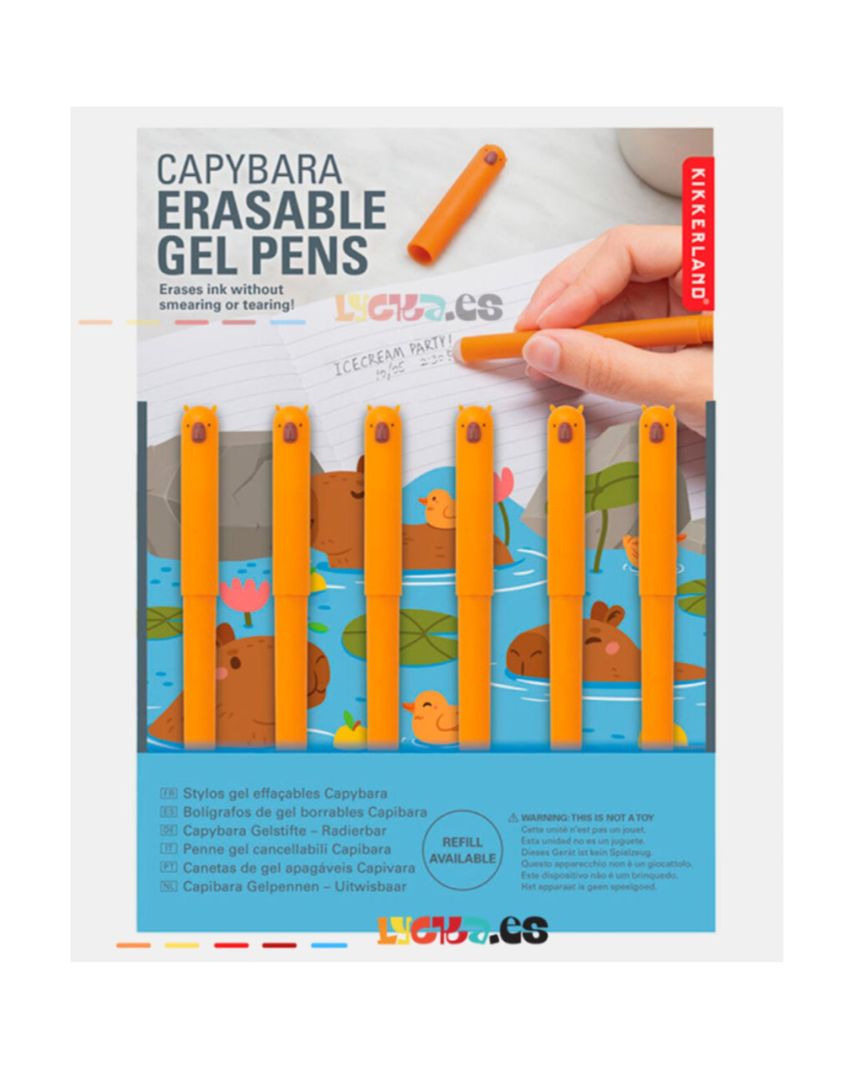 Stylo à encre effaçable - Capybarah