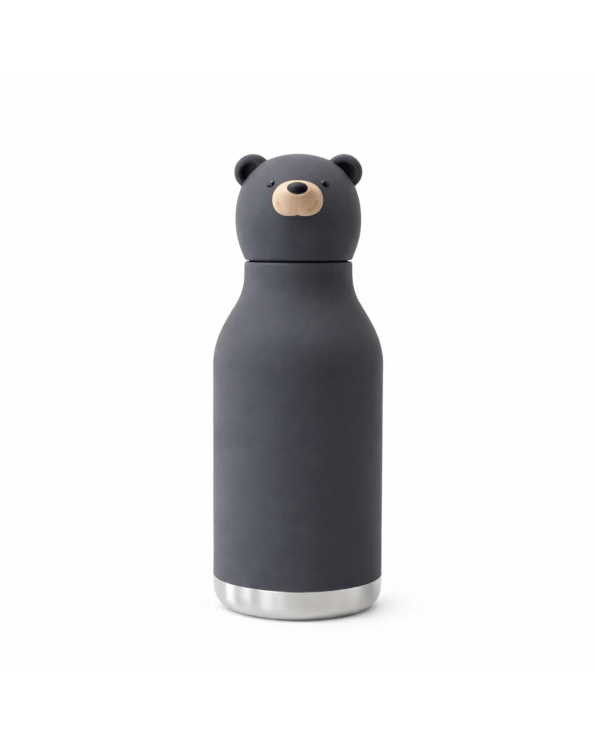 Bouteille d'eau en acier inoxydable - Ours noir