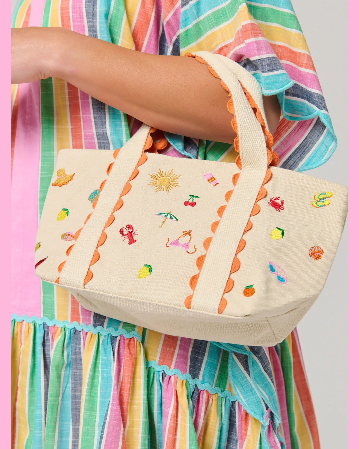 Mini sac fourre-tout de plage - Summer Icons