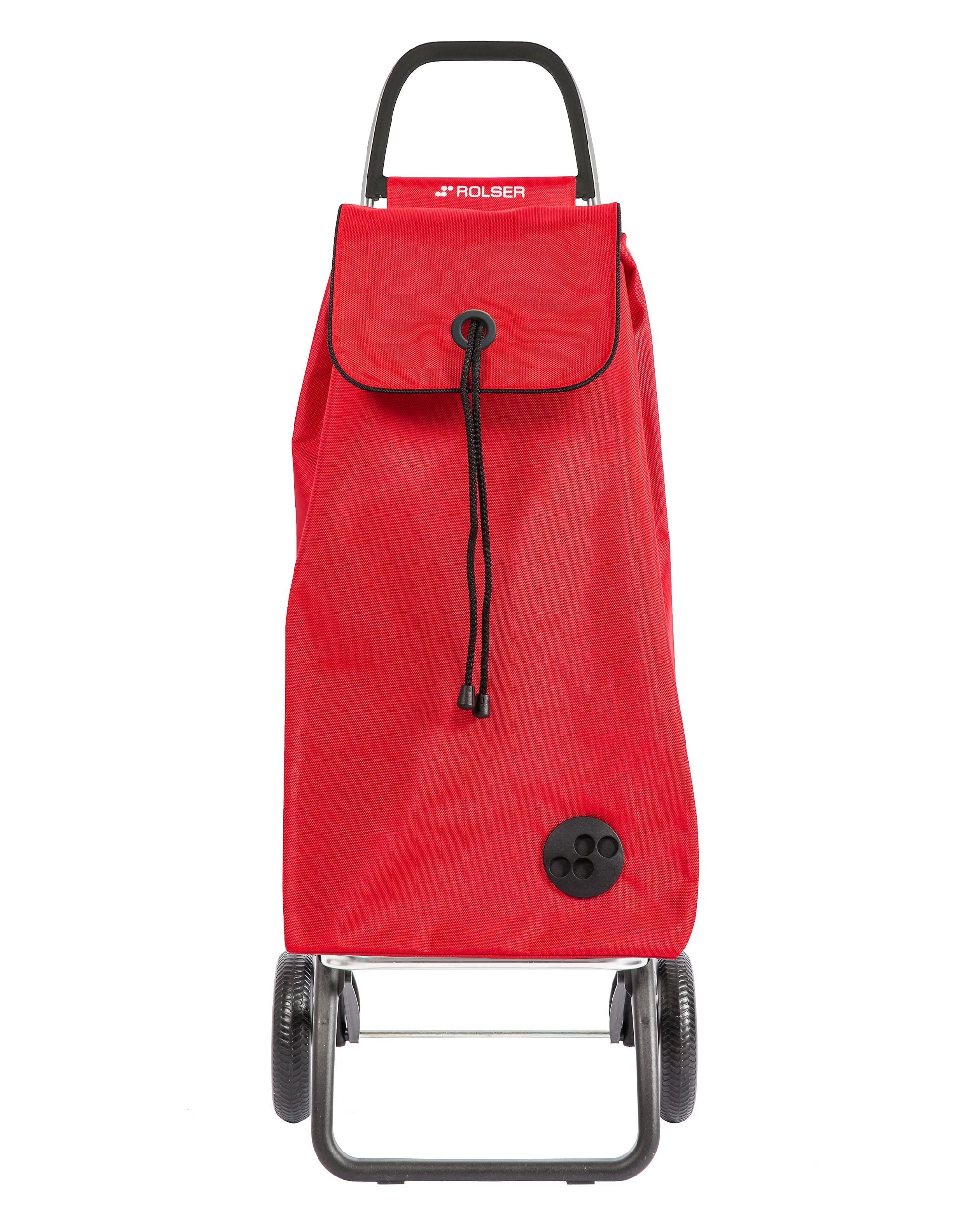 Chariot de courses 2 roues Rolser Imax rouge 43L