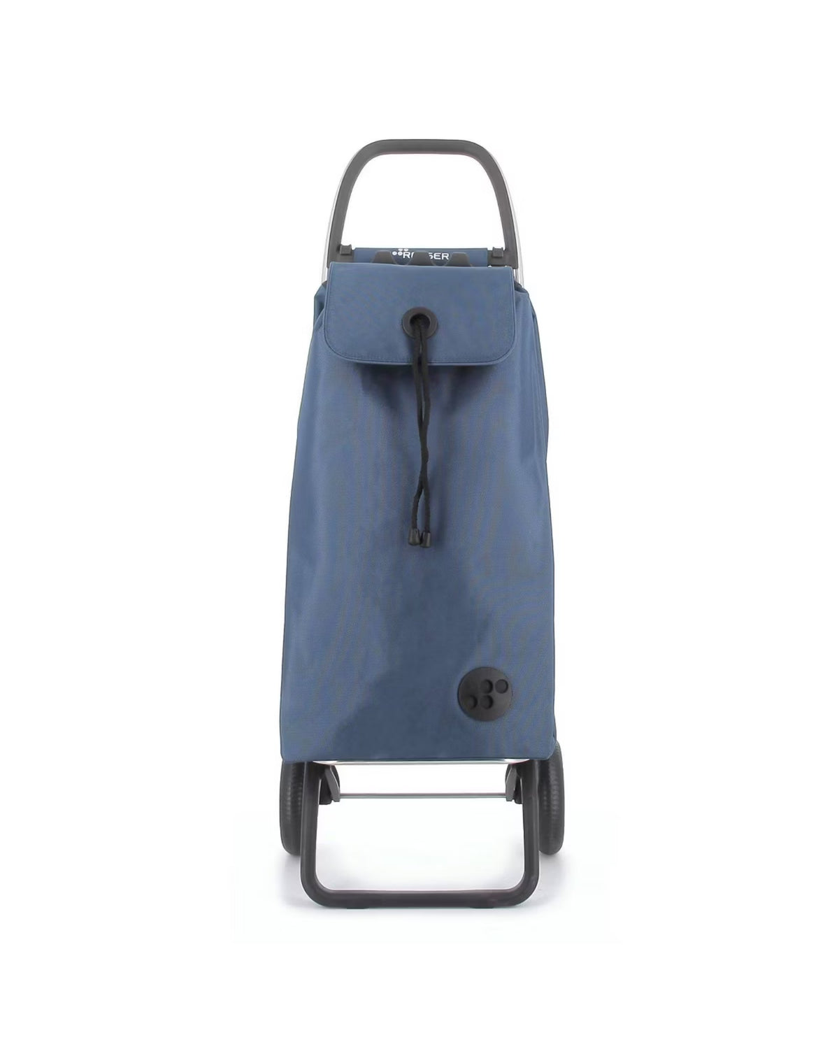 Chariot de courses pliable à 2 roues Rolser I-Max MF bleu denim