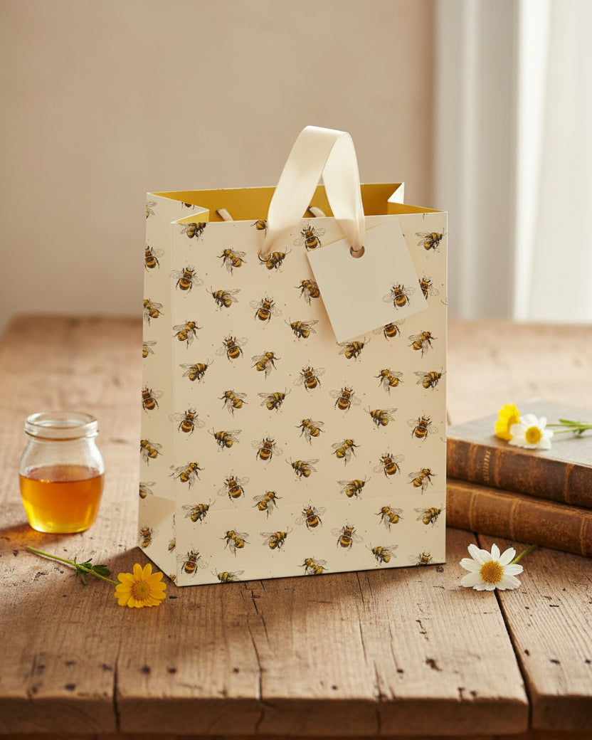 Sac cadeau - Moyen - Abeilles