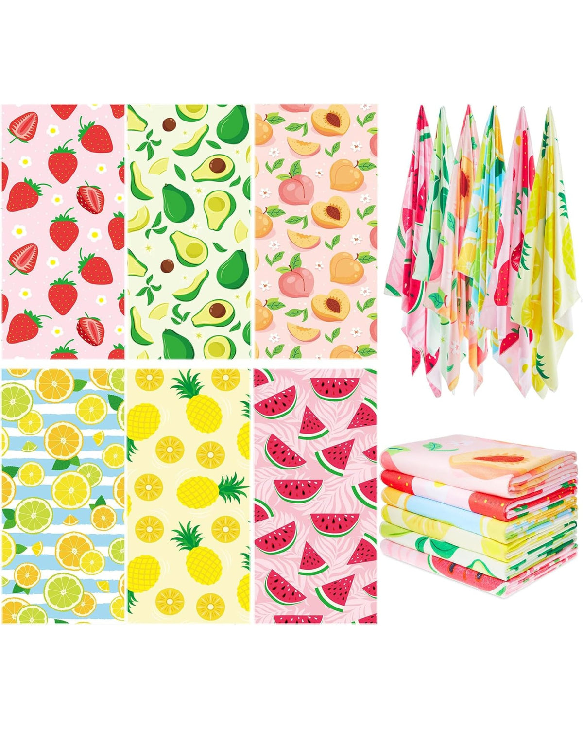 Serviettes de plage en microfibre