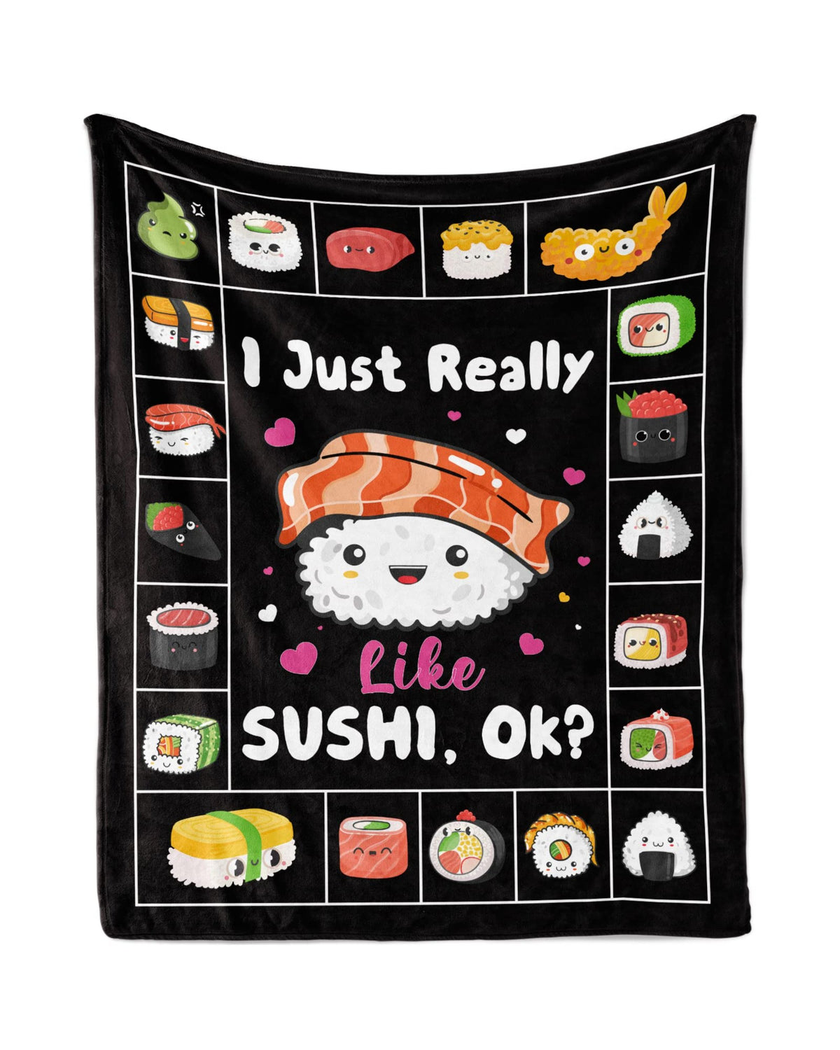 Couverture 48x60 Sushis
