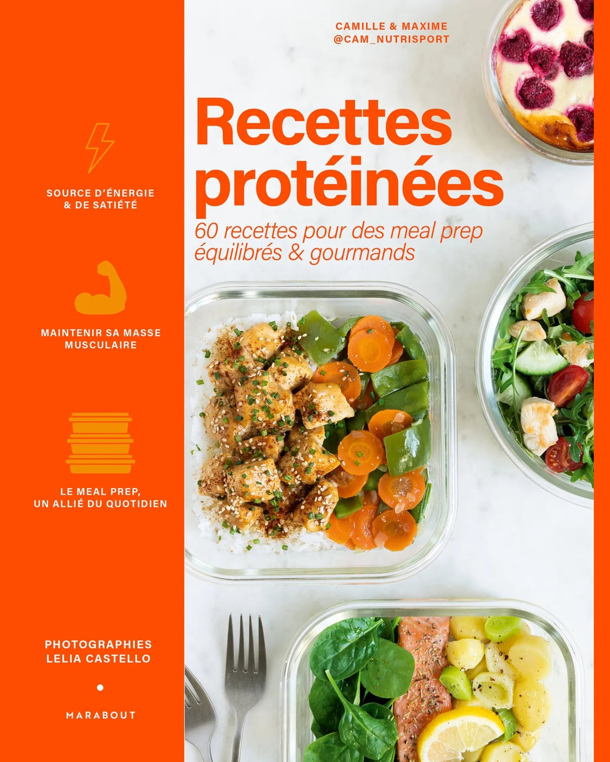 Recettes protéinées : 60 recettes pour des meal prep équilibrés & gourmands - À PARAÎTRE
