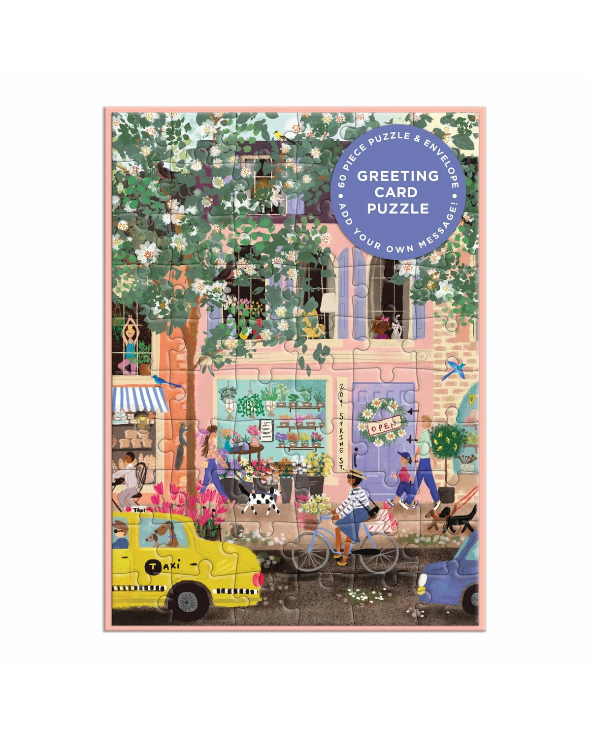 Carte de souhaits - Casse-tête 60mcx - Spring Street