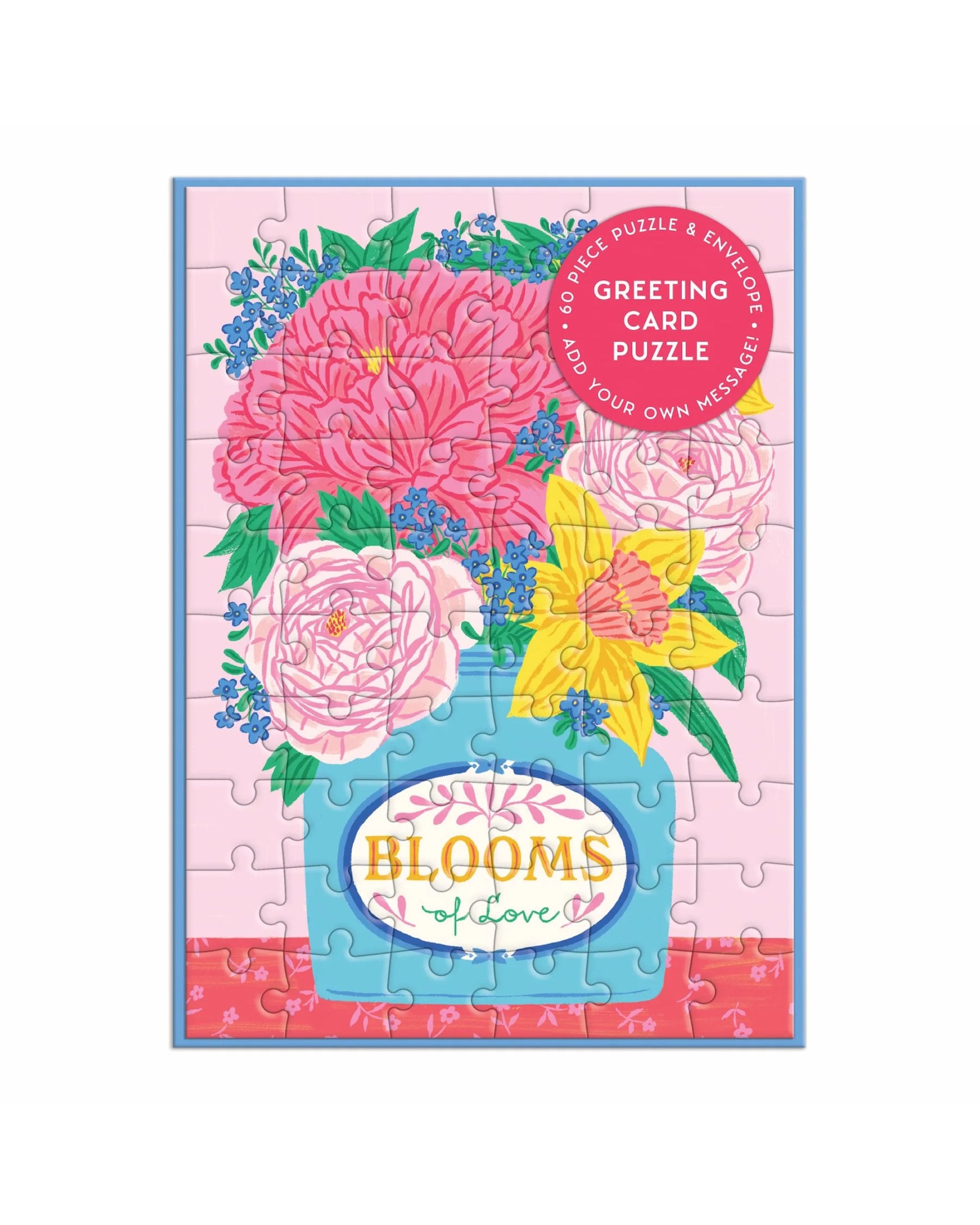 Carte de souhaits - Casse-tête 60mcx - Blooms of Love