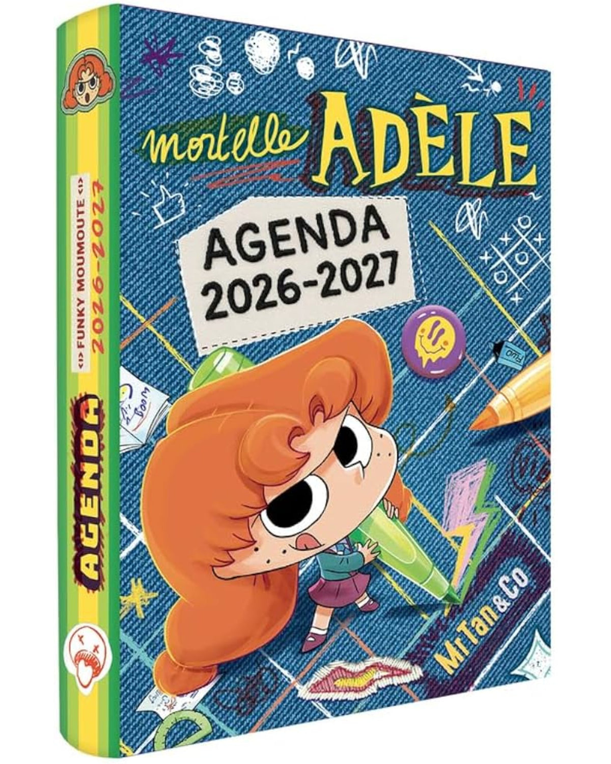 Agenda Scolaire Mortelle Adèle 2026-2027