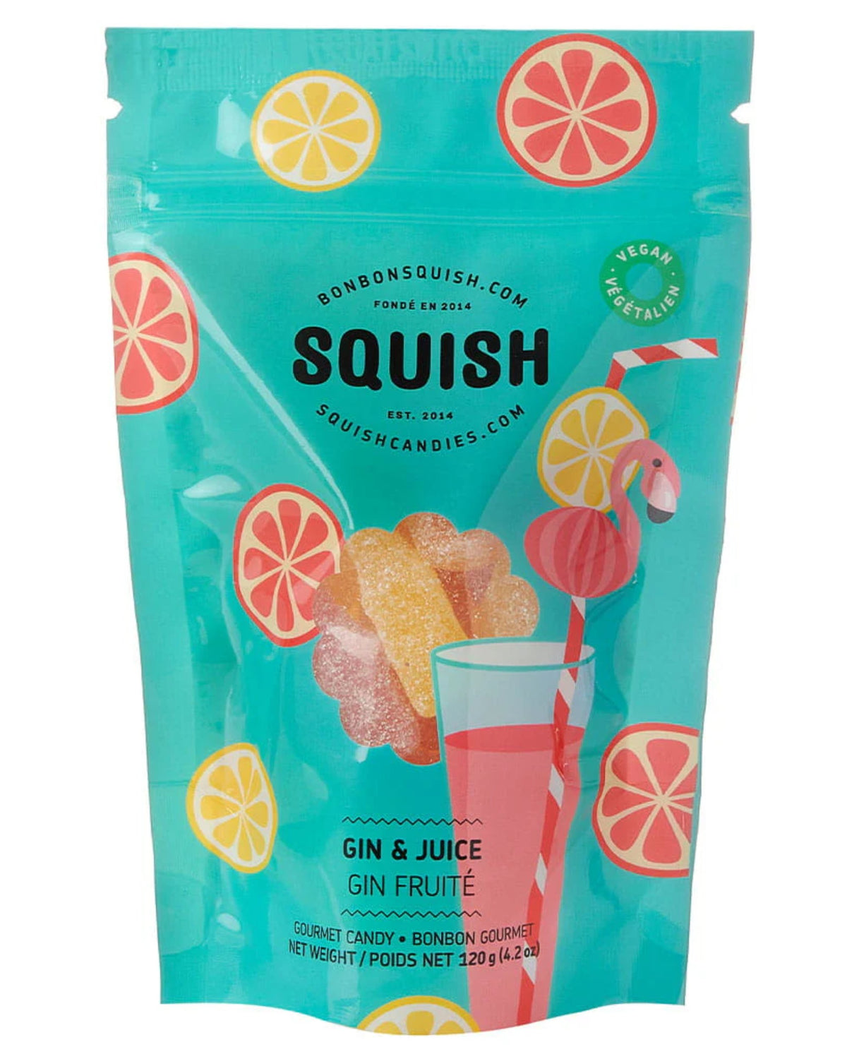 Bonbon gourmet végétalien - Gin fruité