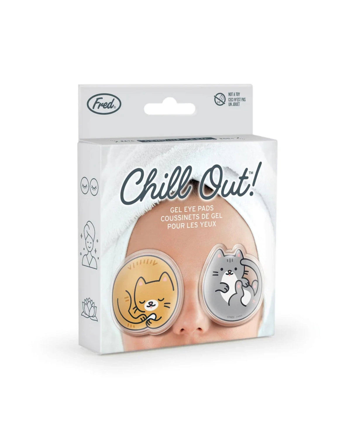 Coussin de gel pour les yeux - Chill Out! (Chat)