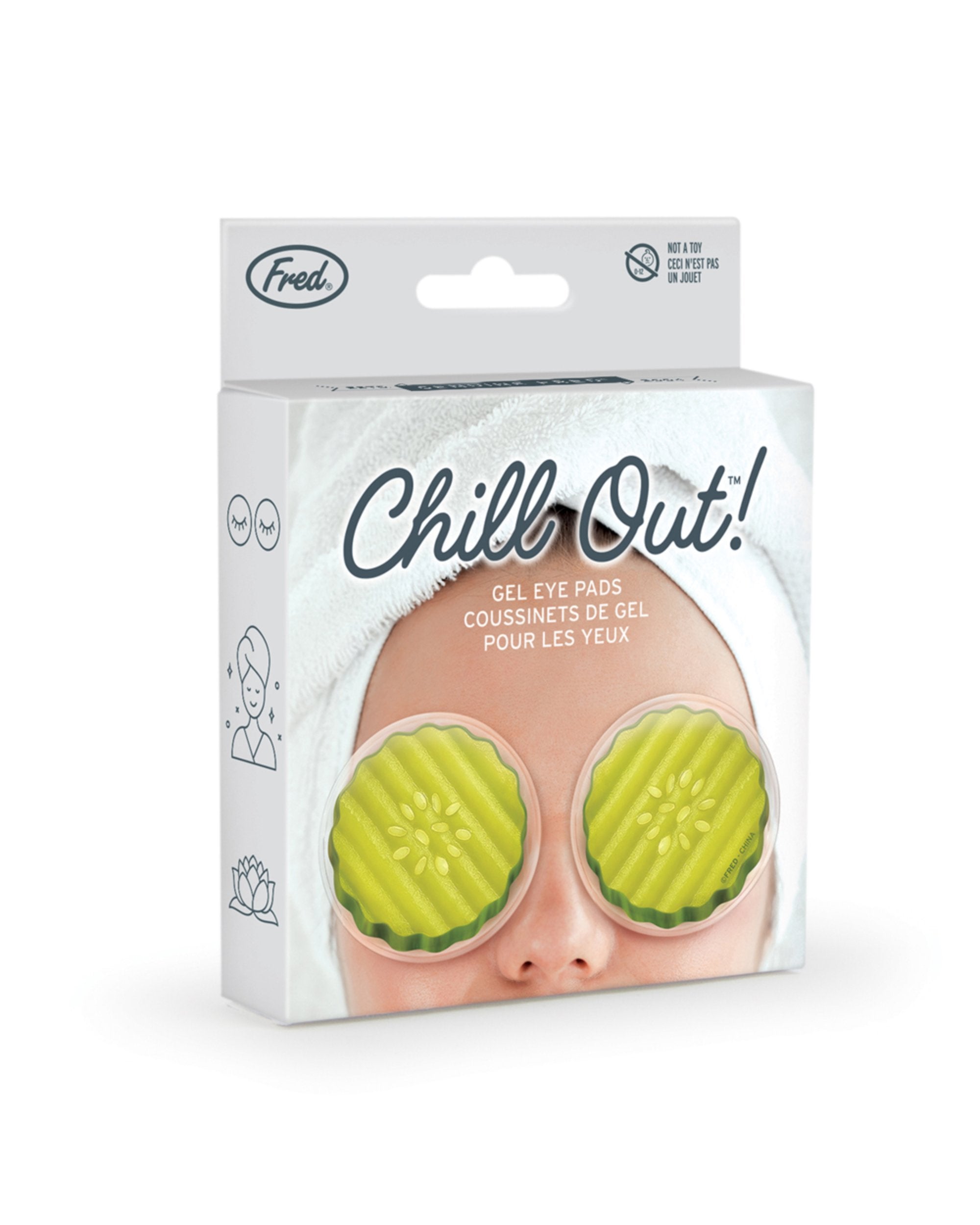 Coussin de gel pour les yeux - Chill Out! (Cornichon)