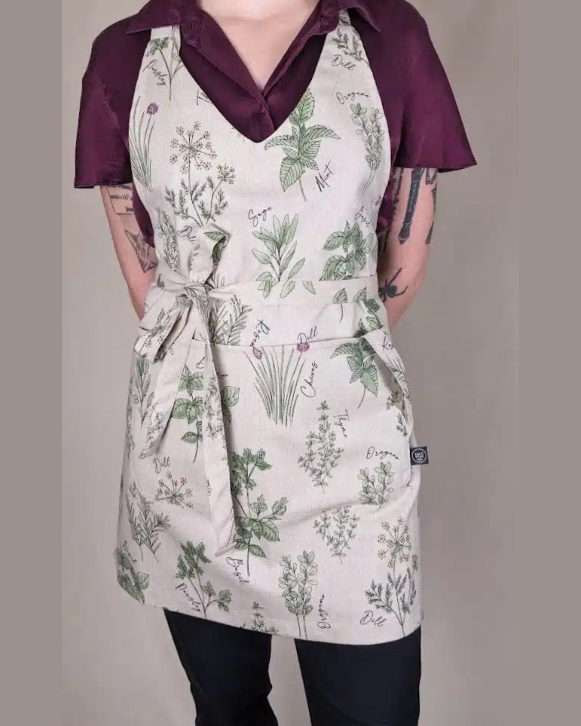 V-shaped apron - Herbs - Bulk bag