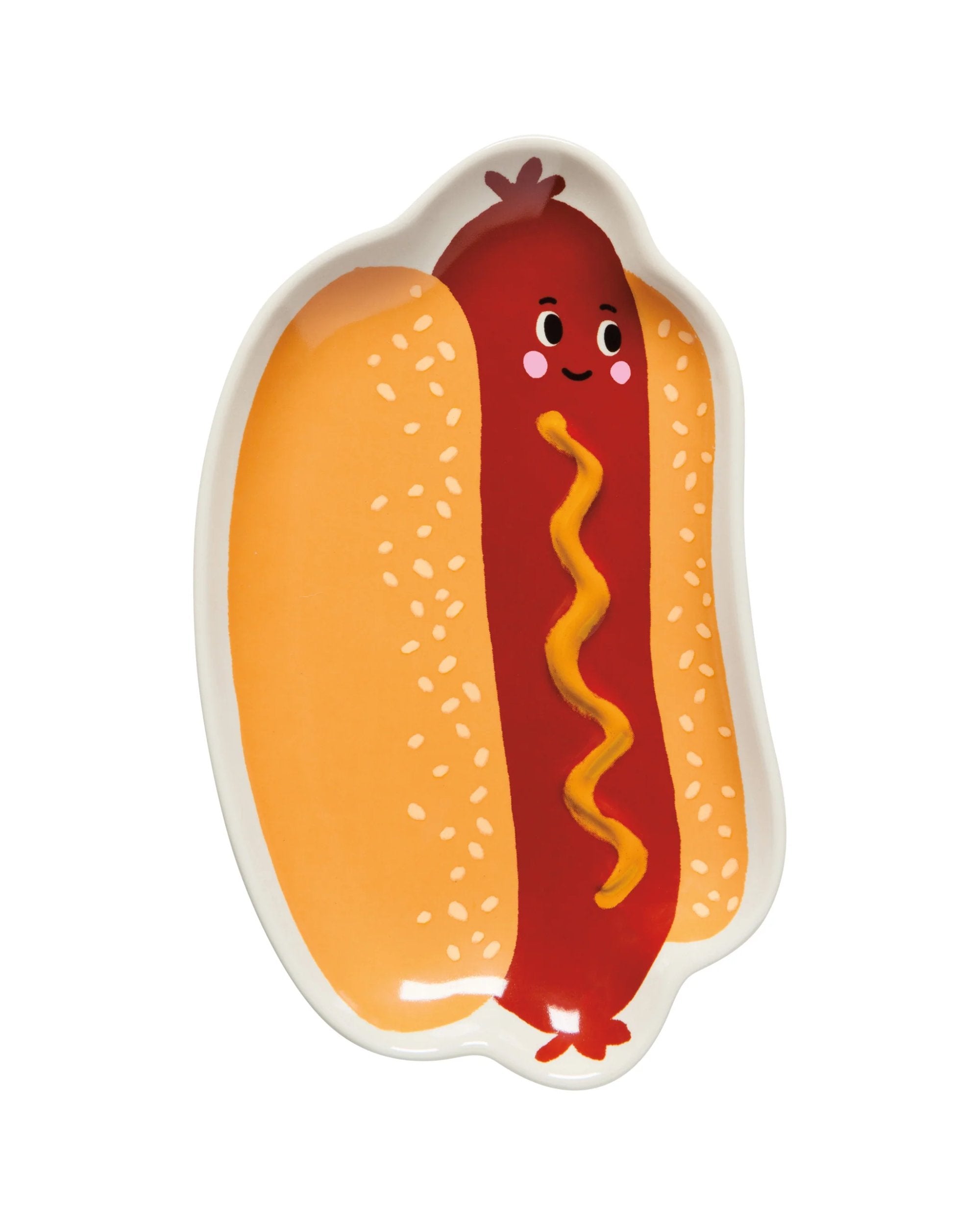 Plat en forme de hot-dog