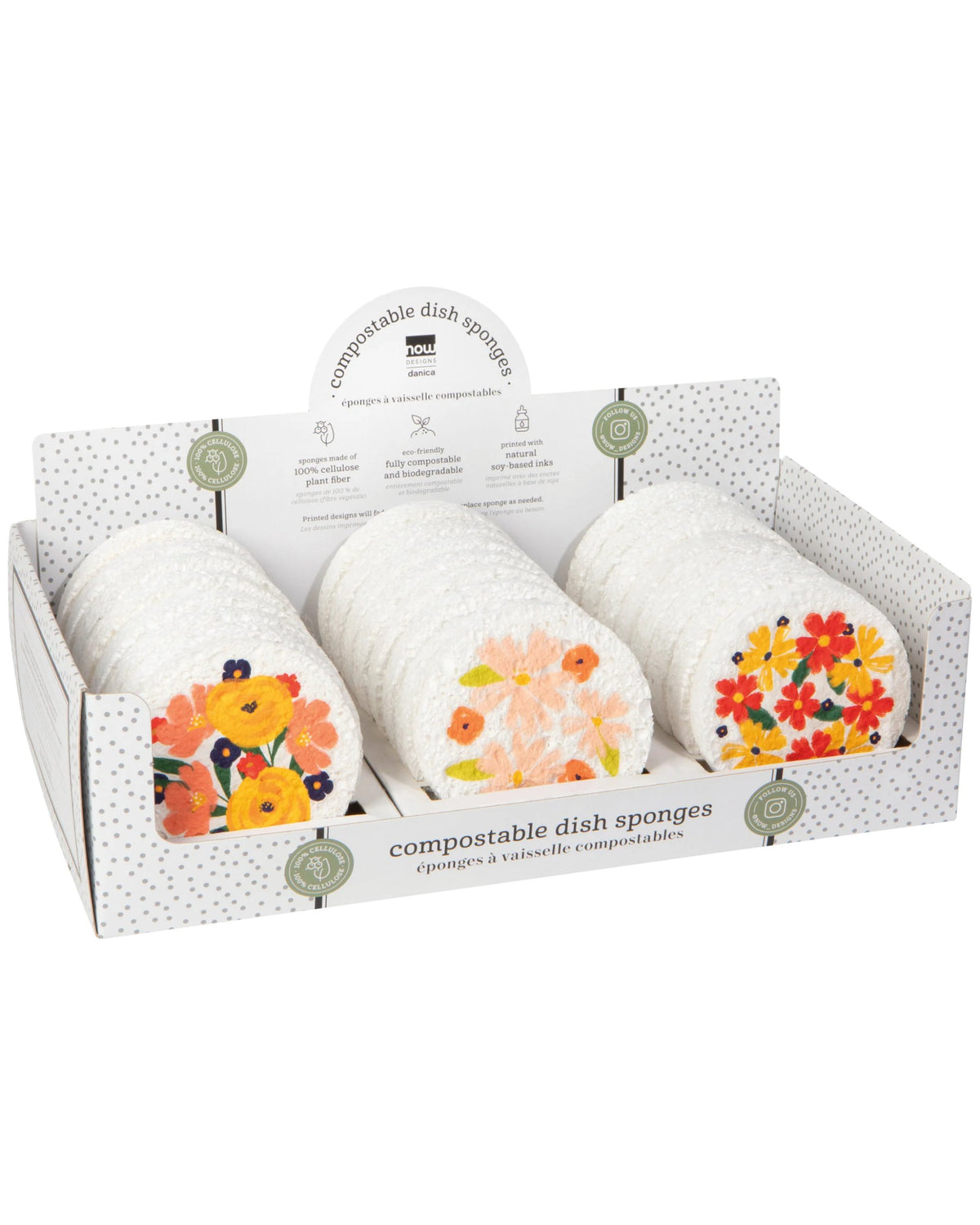 Éponges - Full Bloom (divers modèles de fleurs)