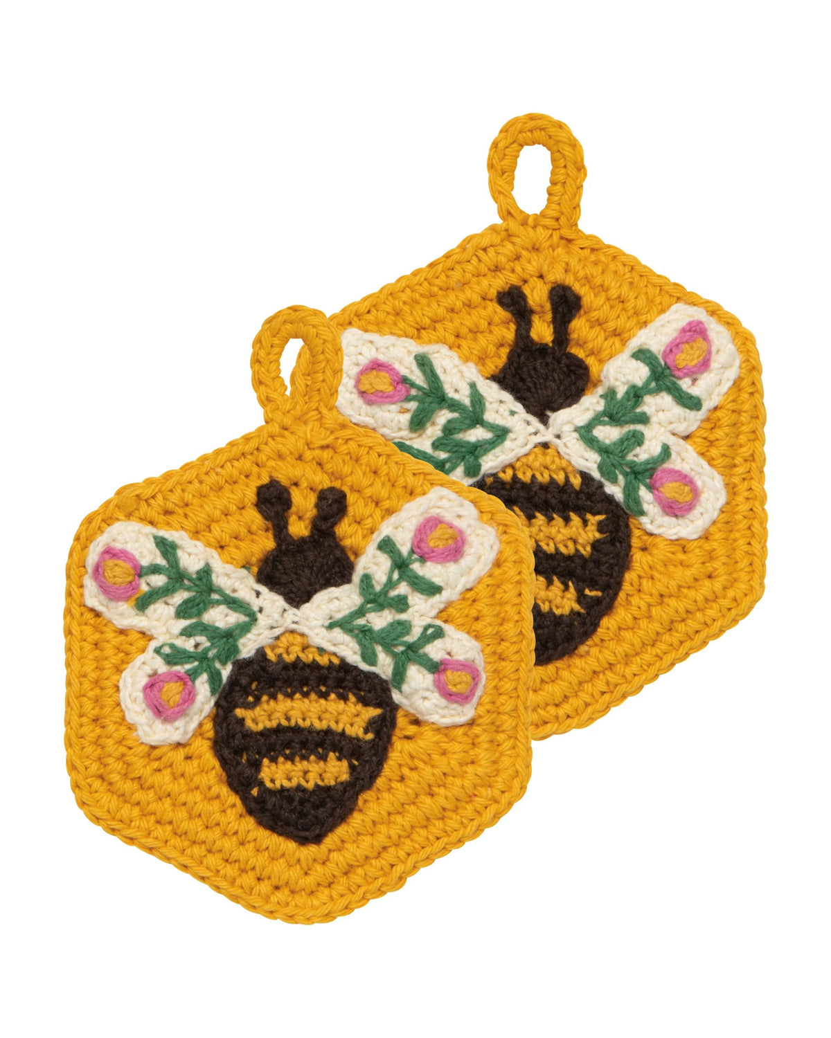 Éponges au crochet - Bee Garden