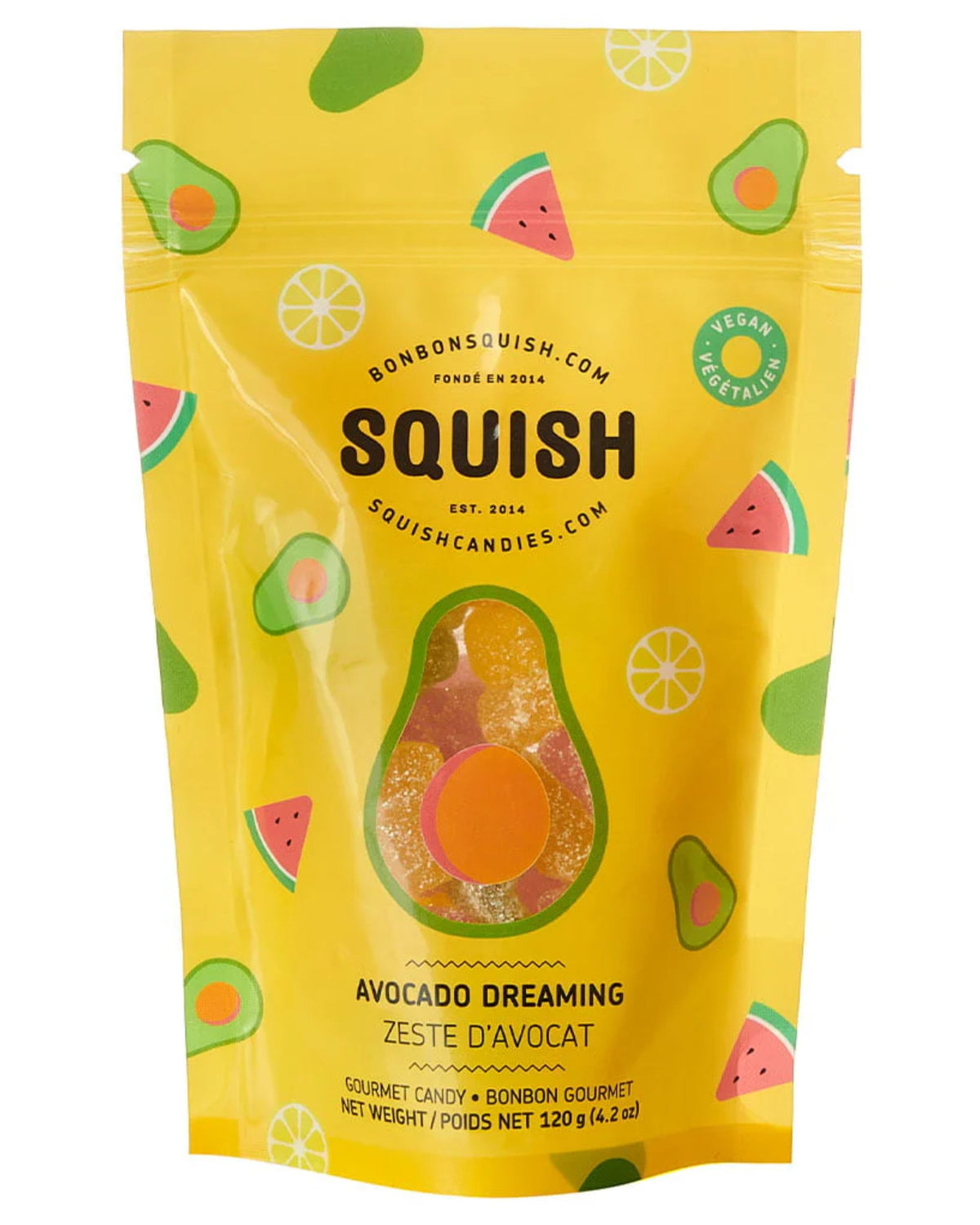 Bonbon gourmet végétalien - Zeste d'avocat (Avocado Dreaming)