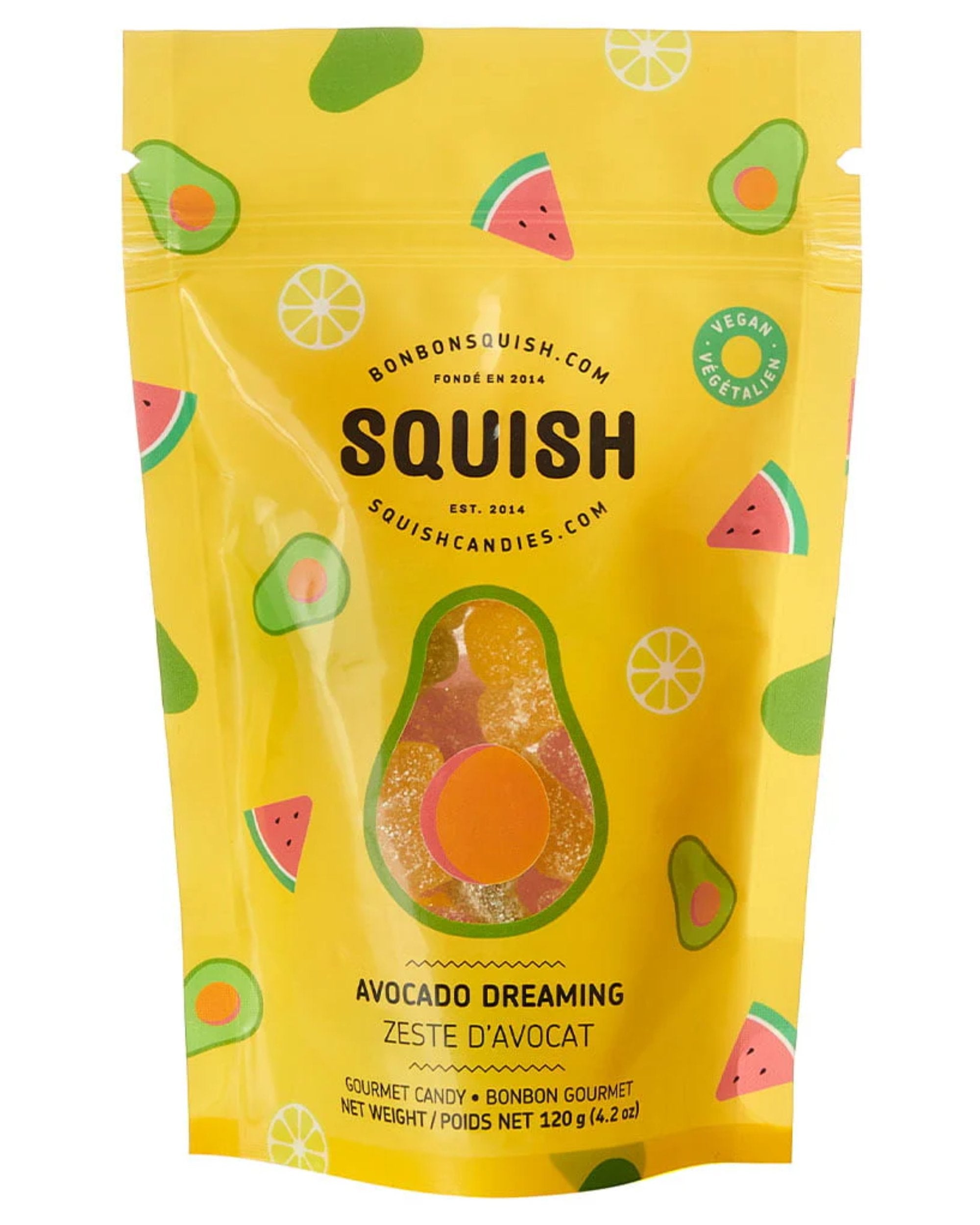 Bonbon gourmet végétalien - Zeste d'avocat (Avocado Dreaming)