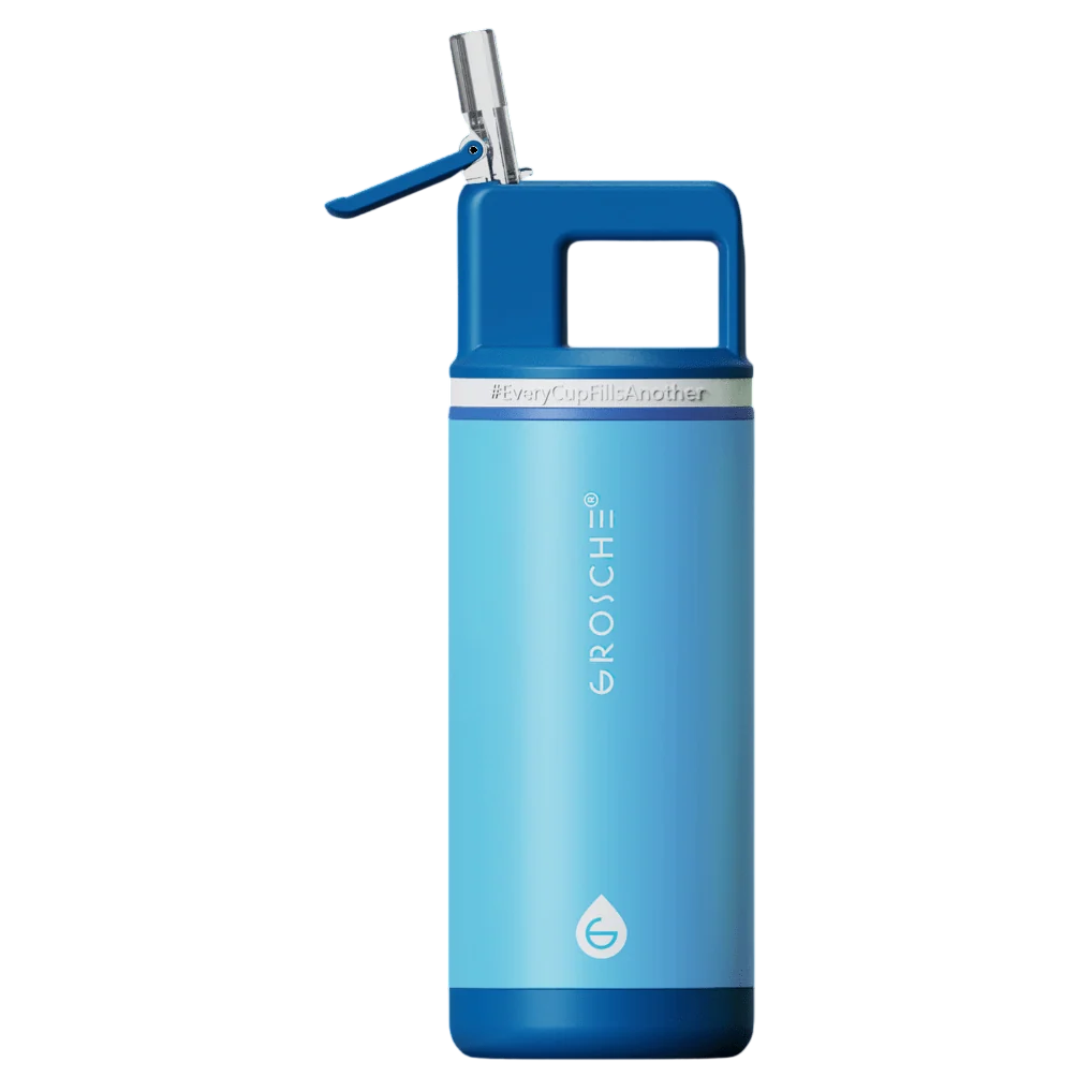 16oz ALPINE scuba blue water bottle - Grosche