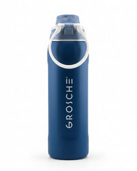 Bouteille d'eau isotherme KAMLOOPS avec couvercle à goulot, 24 oz - Bleu