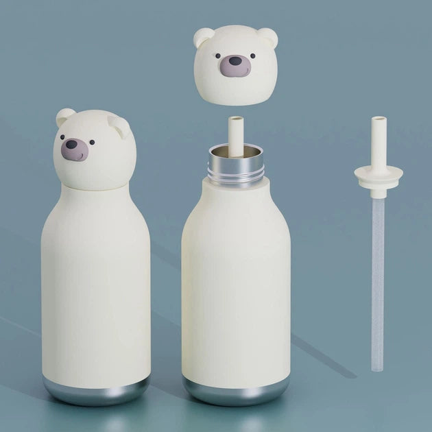Stainless steel water bottle - Polar bear