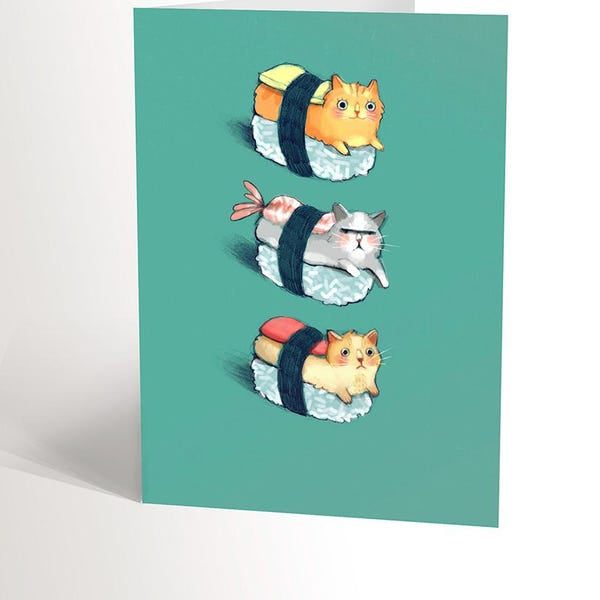 Cartes de souhaits, faites par Valérie Boivin (avec emballage)