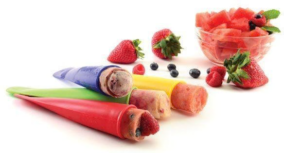 Silicone ice cube molds (Ice Pop Makers)