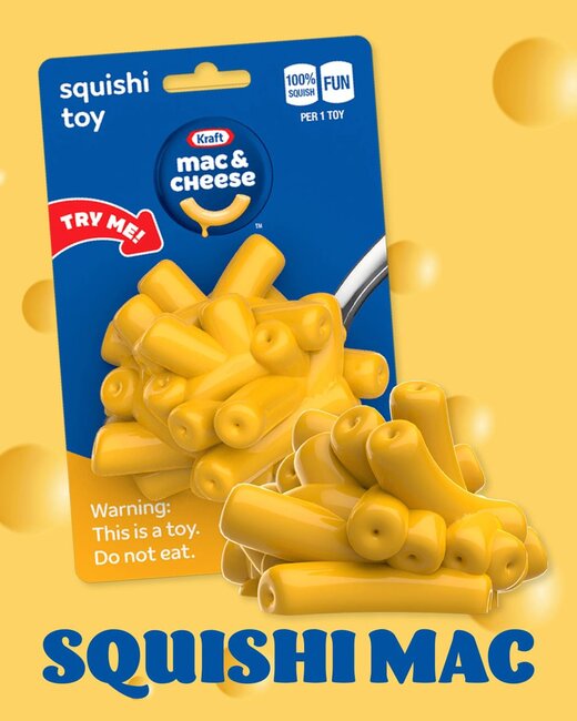 Jouet Squishi Kraft Dinner