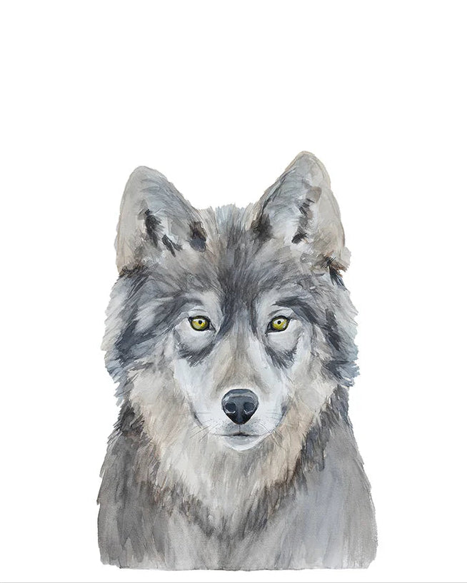 Linge à vaisselle - Maison Lorrain - Faune (loup)