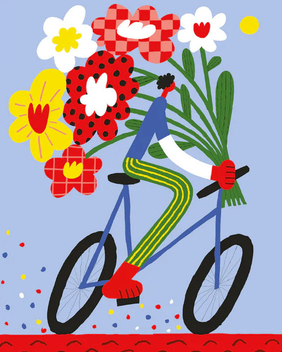 TOUR DE FLEURS, 8" X 10" — par Anastacia Sholik