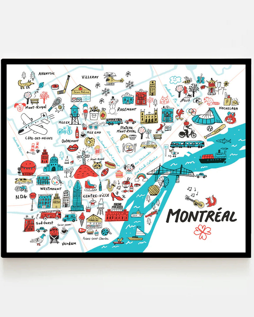 Affiche - Top Montréal 14x11 - Francis Léveillée