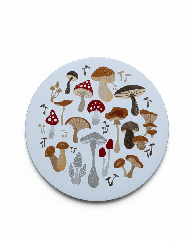 Aimant mince rond ''Champignons'' LG