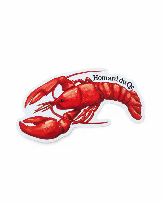 Autocollant ''Homard du Qc'' LG