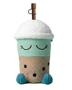 Gobelet à paille, avec housse en peluche 360 ml "Bubble Tea"