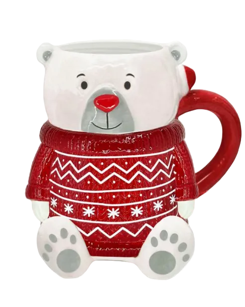 Tasse ours polaire en chandail 354 ml - BIA