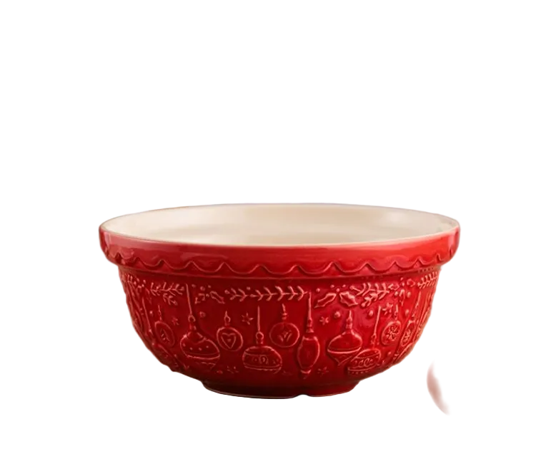 Bol à mélanger Deck the Halls 21 cm (1,1 L) rouge - Mason Cash