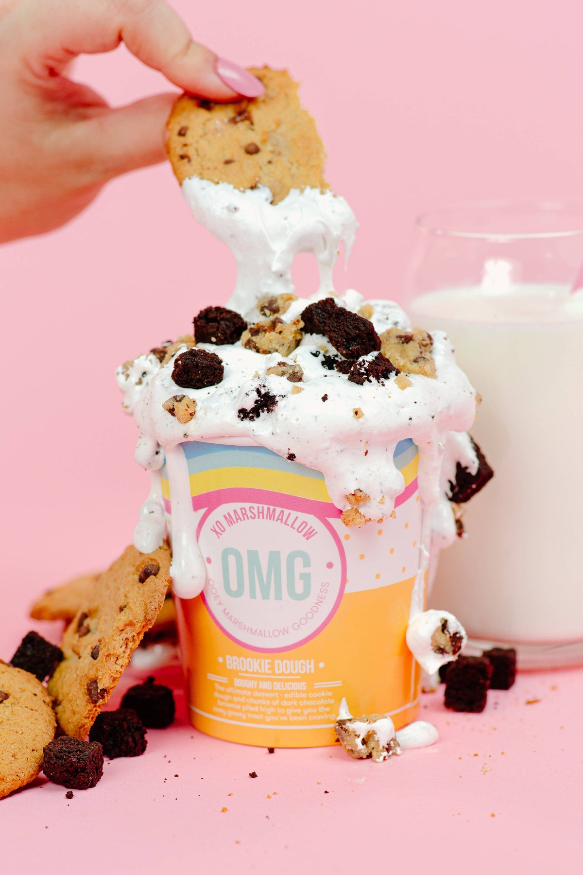 Brookie Dough OMG au guimauve fondante