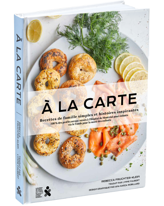 À la carte cookbook (FR) - Rebecca Fruchter-Klein