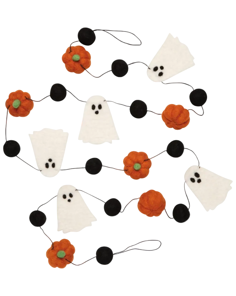 Guirlande d'Halloween en feutre - Kindred Spirits