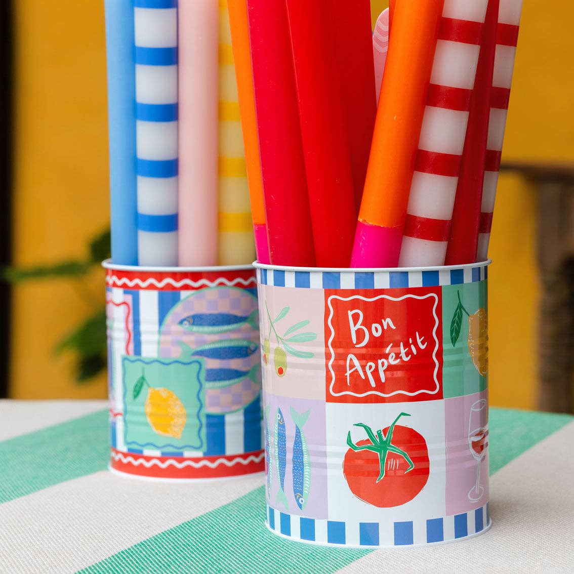 Boîtes de rangement recyclables Food Icons - Lot de 2 | Cadeaux pour la cuisine |