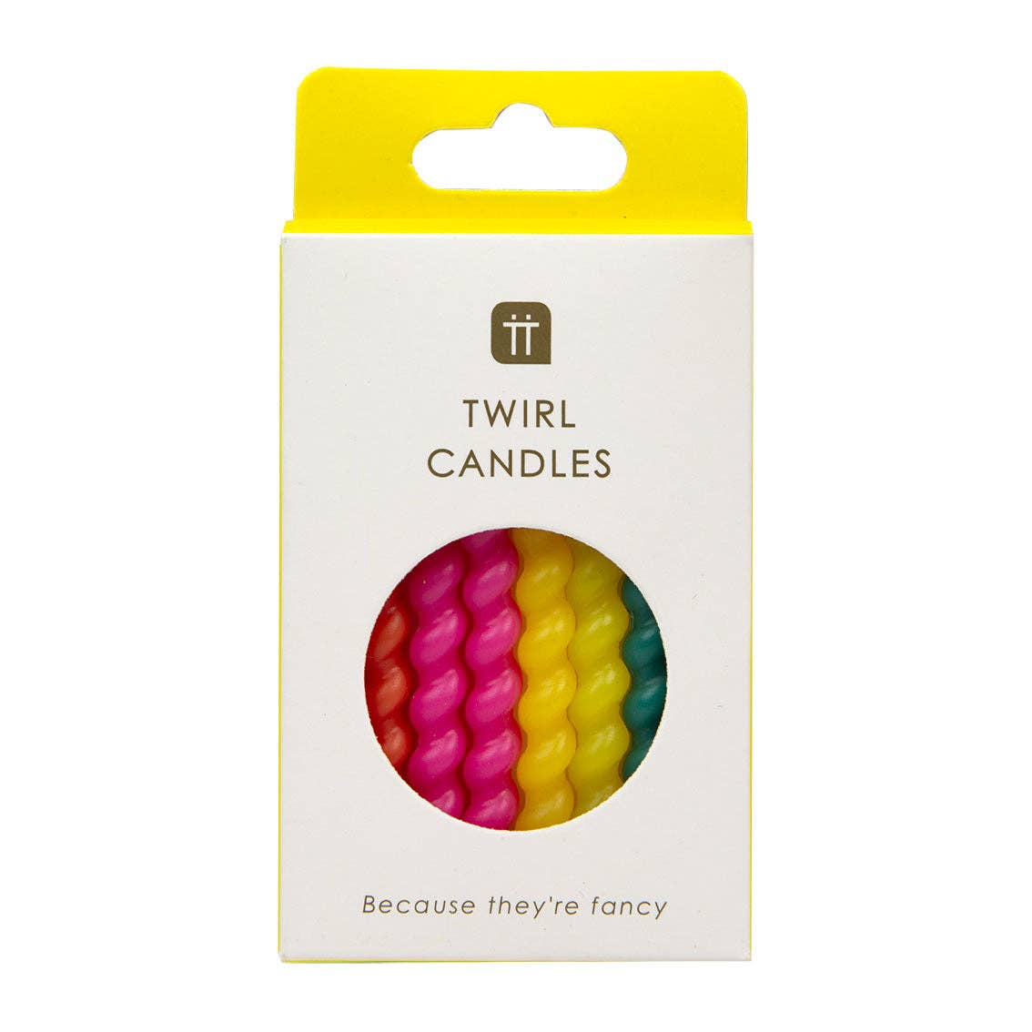 Bougies d'anniversaire tourbillonnantes - Pack de 8 | Bougies de gâteau |