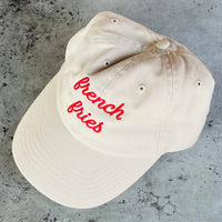 Casquette dad hat « french fries » humoristique pour amateurs de frites
